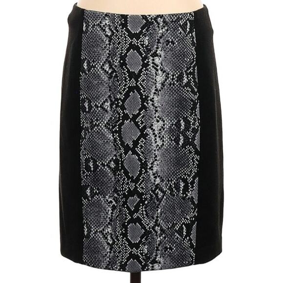 Michael Kors Color Block Snake Skirt - Picture 6 of 6